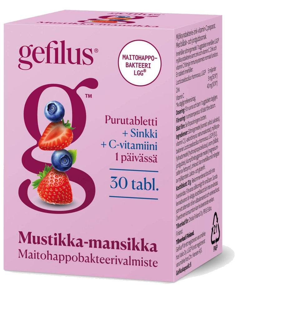 Gefilus C+Zinc chewable tablets